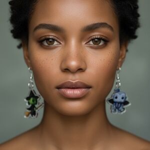 Wicked Witch and Flying Monkey Earrings